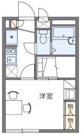 レオパレスマツバラの物件間取画像